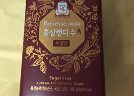 Kẹo hồng sâm Renesse đường ăn kiêng KGC 180g