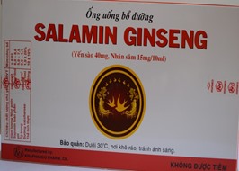 Ống uống bổ dưỡng Salamin Ginseng