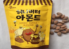 Hạt hạnh nhân tẩm mật ong Hàn Quốc 180g