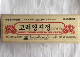 Cao linh chi Sao Vàng Hàn Quốc 3x120gr, cao linh chi hộp gỗ, cao linh chi núi.