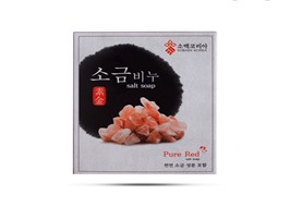 Xà bông muối biển tẩy tế bào chết Pure Red Salt Soap Hàn Quốc (85g), 